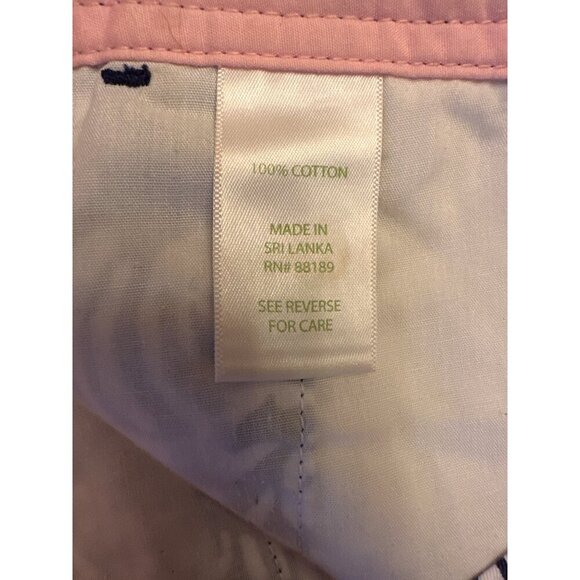 Lilly Pulitzer Womens Callahan Zebra Print Cotton Shorts Size 4 Blue & White - Picture 5 of 6